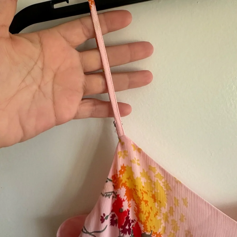 J. Crew Blush Floral Maxi Dress